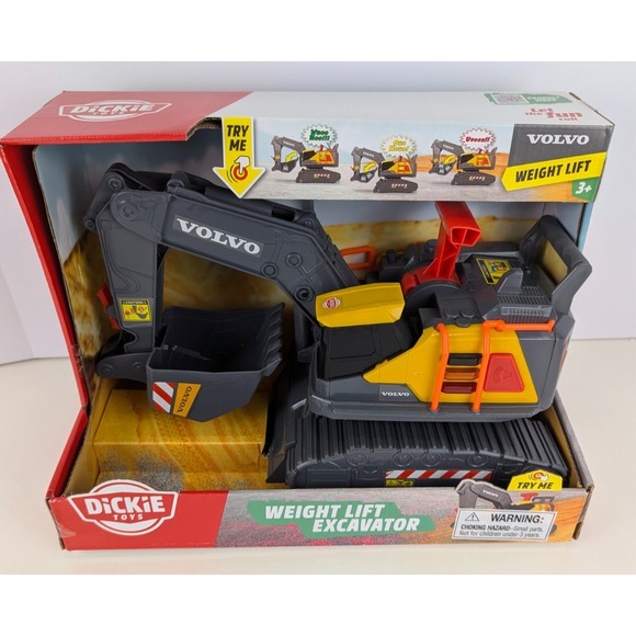 Dickie Toys Volvo Power Excavator NEW - Picture 2 of 8